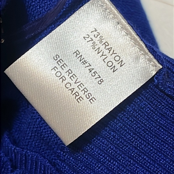 Cache Elegant Blue Embellished Women' Sz XS Top - Picture 3 of 8